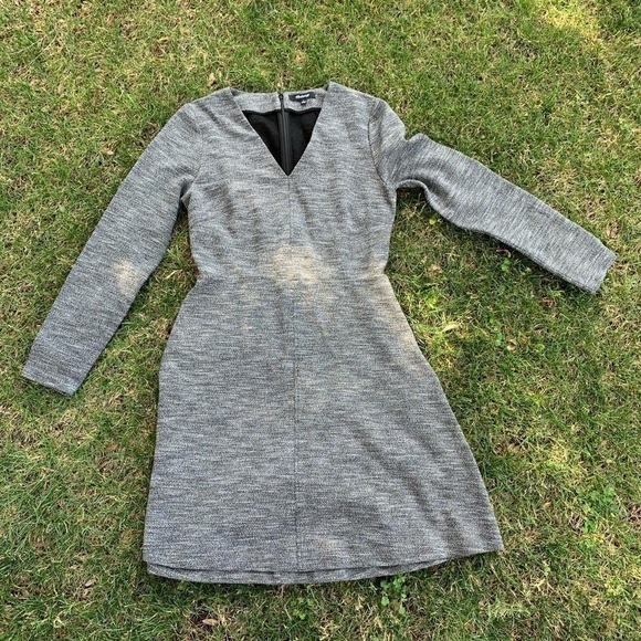 Madewell Dresses & Skirts - MADEWELL Bridgewalk Knit Long Sleeve Dress 4